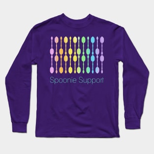 Spoonie Support! (Rainbow Ombre) Long Sleeve T-Shirt